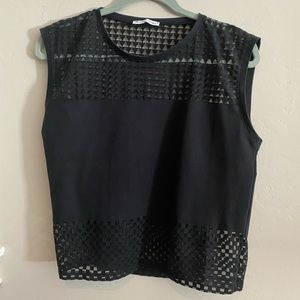 💕Zara boxy crop top size L